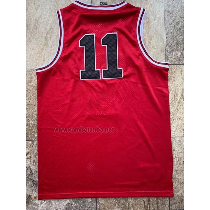 Camiseta Shohoku Rukawa #11 Rojo
